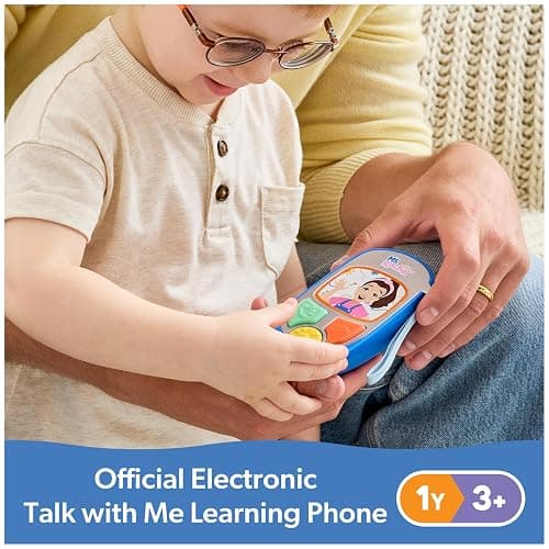 Ms. Rachel Official Electronic Talk with Me Learning Phone with Conversational Phrases, Educational Toys & Toddler Toys for Girls & Boys Ages 1-3+ thumbnail 4