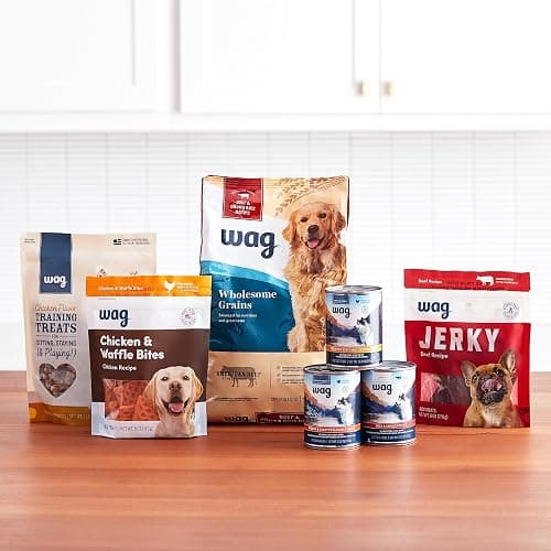 Amazon Brand - Wag Dog Treats, Chicken and Waffle Bites, 12 oz Resealable Pack of 1 thumbnail 7
