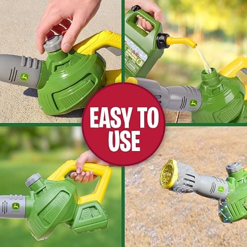 John Deere Bubble Leaf Blower Toy for Kids Includes 24oz Bubble Refill Gas Can, Outdoor Bubble Machine for Kids, Easy to Use, Outdoor Play, Great Gift Toddler 3+ thumbnail 5