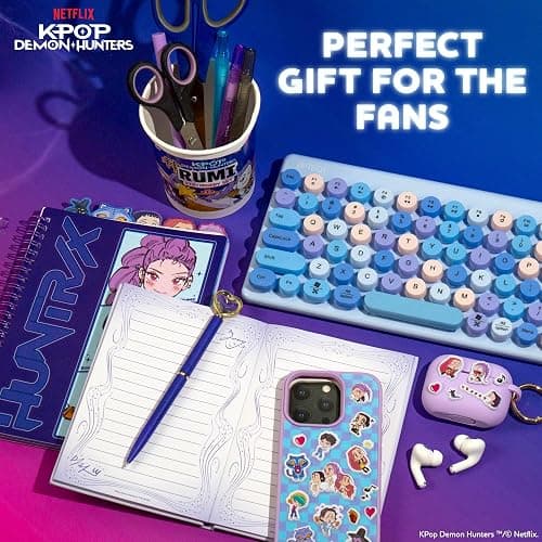 KPop Demon Hunters™ Huntr/x Tab Journal with 80 Lined Pages, Spiral-Bound, Notebook Size 6x8, Official KPop Demon Hunters Merch for K-Pop Fans, Students, Teens thumbnail 6