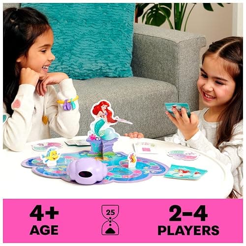Spin Master Games, Disney Princess, Little Mermaid Charming Sea Adventure Game, Disney Princess Toys for Kids, 2-4 Players, for Ages 4+ thumbnail 2