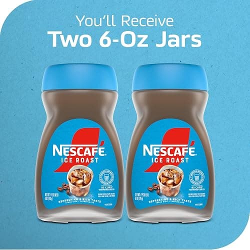 NESCAFÉ Ice Roast, Instant Iced Coffee, 2 Jars (6 Oz Each) thumbnail 8