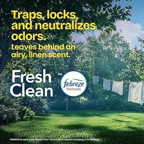 Glad Tall Kitchen Drawstring Trash Bags - Odorshield 13 Gallon White Trash Bag, Febreze Fresh Clean, 110 Count thumbnail 3