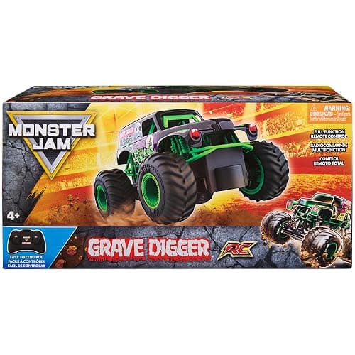 Monster Jam Official Grave Digger Remote Control Monster Truck, 1:24 Scale, 2.4 GHz, for Ages 4 and Up thumbnail 3