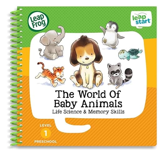 LeapFrog LeapStart Preschool 4-in-1 Activity Book Bundle with ABC, Shapes & Colors, Math, Animals thumbnail 3