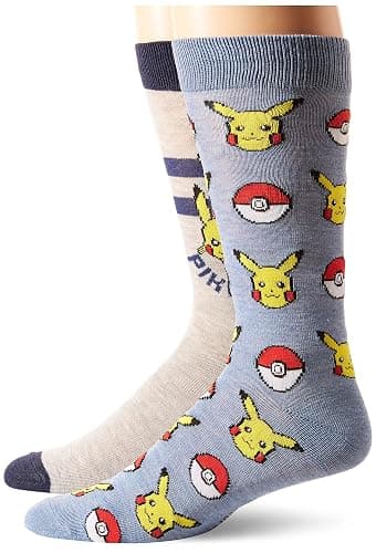 Pokemon Men's 2 Pack Crew Socks - Image 1