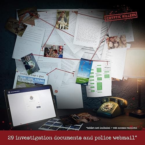 Cryptic Killers Unsolved Murder Mystery Game - Cold Case File Investigation - Detective Clues/Evidence - Solve The Crime - for Individuals, Date Nights & Party Groups - Murder of a Millionaire thumbnail 2