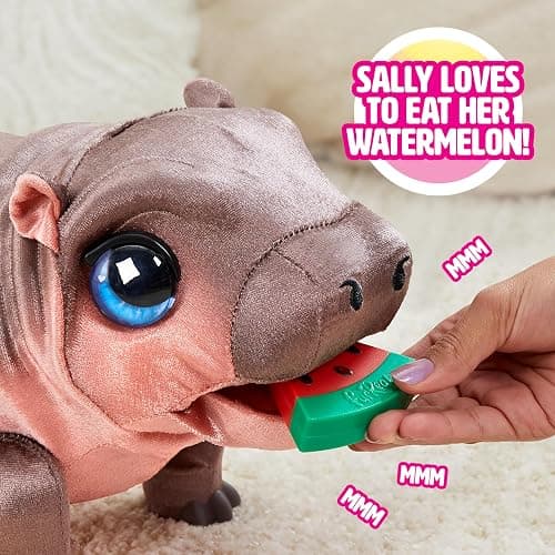 FurReal Sally The Silly Hippo, 9 Inch Interactive Plush, Kids Toys for Ages 4 Up by Just Play thumbnail 6