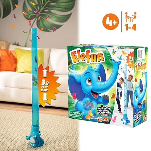 Goliath Elefun | Butterfly Blasting & Catching Game for Kids | 1-4 Players, Ages 4+ thumbnail 4
