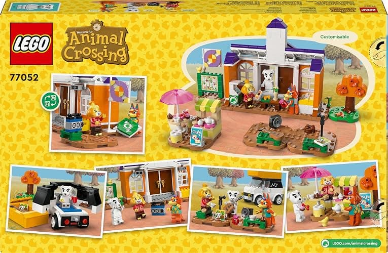 LEGO Animal Crossing K.K.’s Concert in the Plaza Building Toy for 7 Plus Year Old Girls and boys, with Café Playset, Figures and Vehicle from the Video Games, Pretend Play Gift for Kids 77052 thumbnail 12