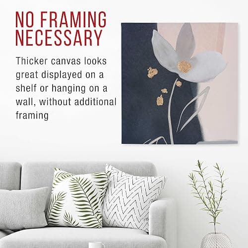 U.S. Art Supply X-Large Stretched Canvas for Painting 48x48 inch Gallery Depth 1-1/2" Thick, 2-Pack - 12oz Acrylic Gesso Triple Primed, Professional Artist Quality, 100% Cotton - Oil, Pouring Paint thumbnail 6