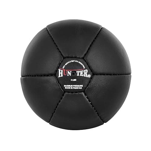 Hunter Leather Speed Bag with Hanging Swivel - Boxing Training Bag for Speed & Accuracy thumbnail 4