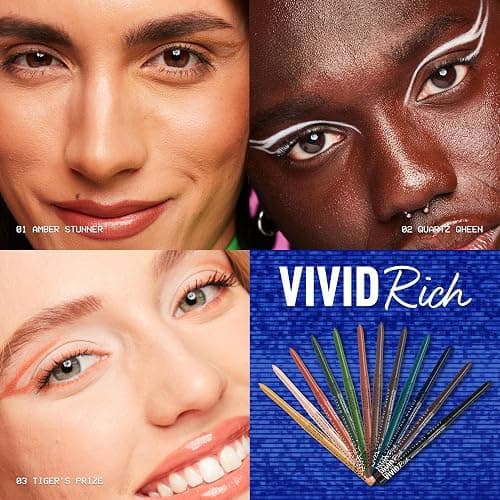 NYX PROFESSIONAL MAKEUP Mechanical Eye Pencil, Vivid Rich Mechanical, Creamy Retractable Eyeliner - Aquamarine Dream, Aqua Green Eyeliner thumbnail 6
