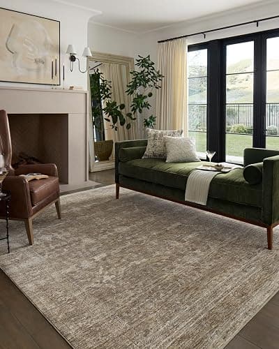 Loloi Tabitha Collection TAI-02 Taupe/Pebble 7'-10" x 10' Area Rug - Image 1