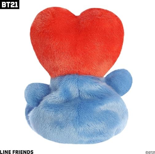 Aurora® Lovable BT21 Palm Pals™ TATA Stuffed Animal - Collectible Fun - Delightful Cuteness - Red 5 Inches thumbnail 4