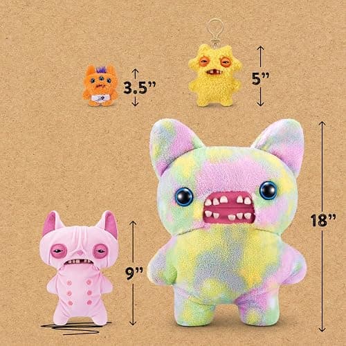 Fuggler Alley Cats 9-Inch Plush Toy (Wrinkle Mcstinkles) by ZURU – Funny Ugly Monster Stuffed Animal with Human-Like Teeth, Collectible Plush for Kids, Tweens, Teens, Adults & Cat-Loving Weirdos thumbnail 3