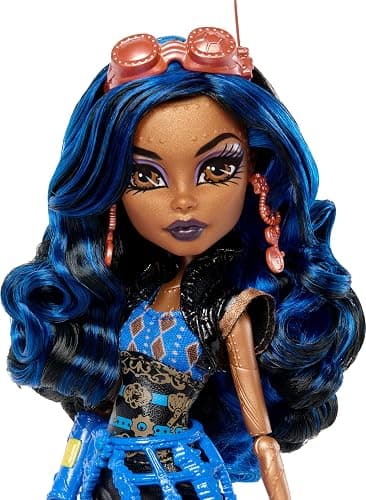Monster High Boo-riginal Creeproduction Doll, Robecca Steam Collectible Reproduction with Doll Stand, Diary, and Pet Penguin Captain Penny thumbnail 3