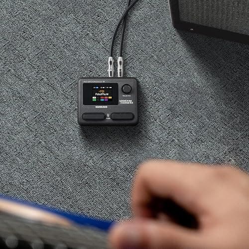 SONICAKE Pocket Master-Portable Multi Effects Pedal, 100+ Built-in Guitar/Bass/Acoustic Effects, Amp Modeling, IR Cabinets Simulation, Stereo OTG USB Audio Interface, Rechargeable Guitar Pedal (Black) thumbnail 7