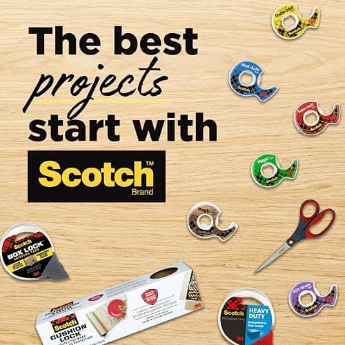 Scotch Magic Tape, Invisible, Back to School and University Essentials for Students and Teachers, 6 Tape Rolls With Dispensers, 19 mm x 21.5 m thumbnail 7