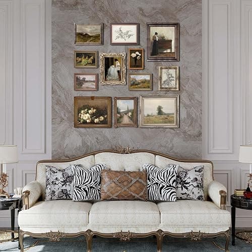 LANCHI95 12 Pcs Vintage Wall Art Decor, Vintage Art Prints, Vintage Posters for Room, Moody gallery wall art, Eclectic French Country Pictures Wall Decor for Bedroom (UNFRAMED) thumbnail 7
