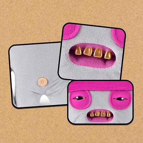 Fuggler Fugg Life 9-Inch Plush Toy (Squidge) by ZURU – Funny Ugly Monster Stuffed Animal with Human-Like Teeth, Quirky Collectible Plush for Kids, Tweens, Teens, Adults & Weird Toy Lovers thumbnail 6