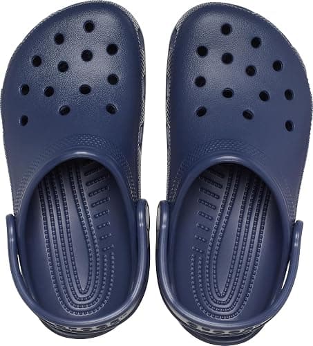 Navy Blue Crocs Kid's Classic Clog thumbnail 4