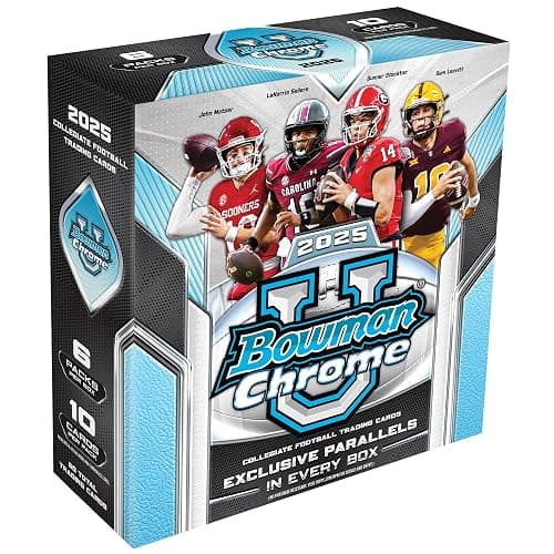 2025 Bowman University Chrome Football - Factory Sealed - Mega Box - Image 1
