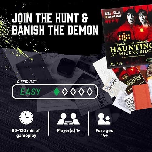 Hunt A Killer x Sam and Colby: The Haunting At Wicker Ridge, an Immersive Ghost Hunters Experience, for Fans of Paranormal Activity and Mystery Games, Board Game is 90-120 Minutes, for Ages 14+ thumbnail 3