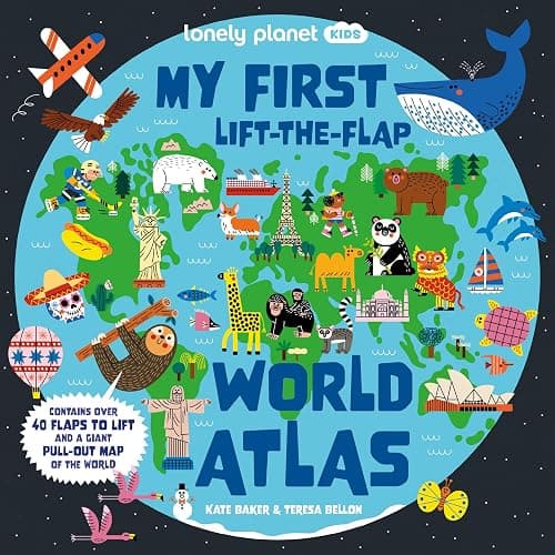 Lonely Planet Kids My First Lift-the-Flap World Atlas - Image 1