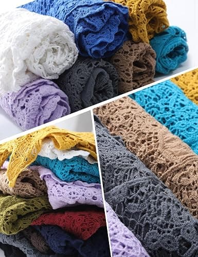 Flygo Women's Open Front Cotton Crochet Lace Boho Hippie Butterfly Vest Cardigan Coverup Sleeveless Irregular Hem thumbnail 4