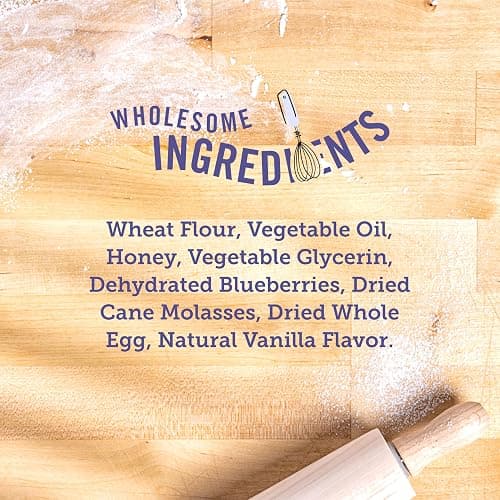 Three Dog Bakery Blueberry Pancake Bites, Treats with Real Blueberries & Vanilla, Mess-Free Snacks & Training Cookies for Dogs & Puppies, Human-Inspired thumbnail 5