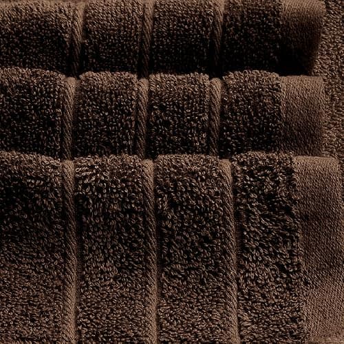 Tens Towels Pack of 8 Towels Set, 2 Extra Large Bath, 2 Hand, 4 Washcloths, 100% Cotton, Lighter Weight, Quicker to Dry, Super Absorbent, Perfect for Bathroom, Brown thumbnail 7
