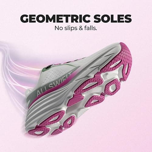 ALLSWIFIT Women's Cushion Lightweight Walking Running Shoes Tennis Non-Slip Comfortable Jogging Workout Gym Athletic Breathable ActiveAiry Fashion Sneakers thumbnail 8
