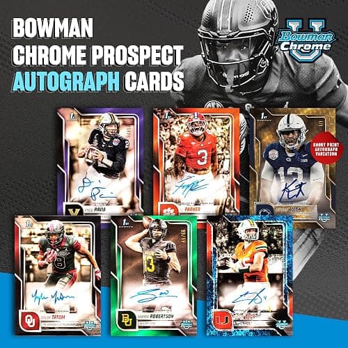 2025 Bowman University Chrome Football - Factory Sealed - Mega Box thumbnail 8