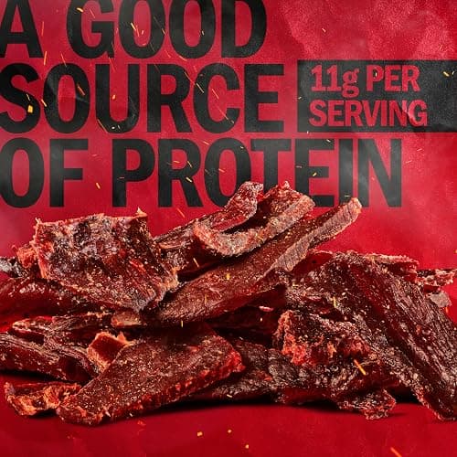 Jack Link's Beef Jerky, Teriyaki, Half Pounder Large Jerky Bag - Flavorful Meat Snack, Ready to Eat Protein Snacks with 11g of Protein per Serving, Made with 100% Beef thumbnail 7
