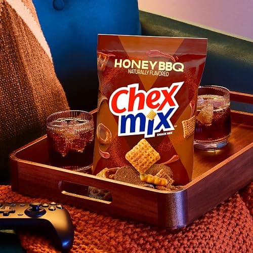 Chex Mix Snack Mix, Honey BBQ, Snack Bag, Snacks, 8 oz thumbnail 4