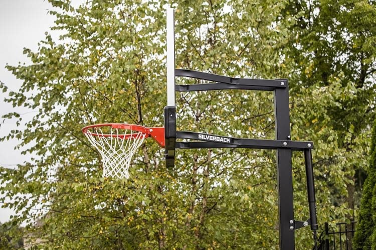 Silverback In-Ground Basketball Hoops, Adjustable Height Tempered Glass Backboard and Pro-Style Flex Rim. - Multiple Styles Available thumbnail 17