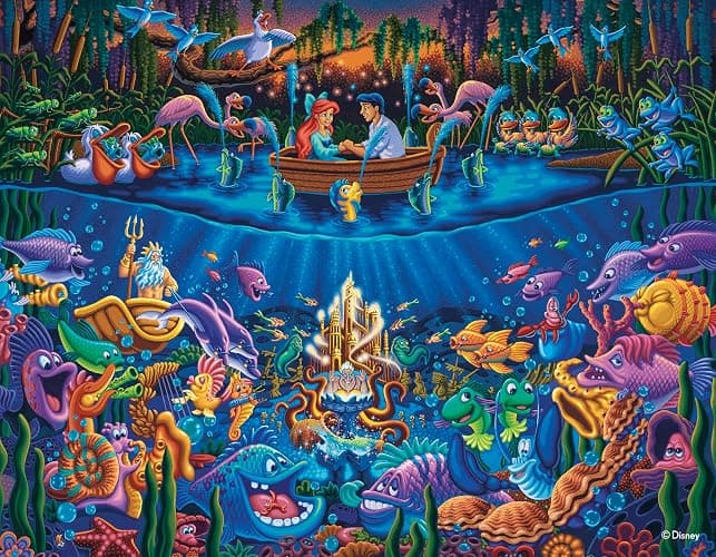 Ceaco - Disney Dowdle Collection - 4 Pack 500 Piece Puzzles for Adults | Art by Eric Dowdle, Made in USA, Recycled Board thumbnail 6
