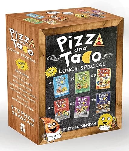 Pizza and Taco Lunch Special: 6-Book Boxed Set: Books 1-6 (A Graphic Novel Boxed Set) - Image 1