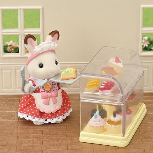 Sylvanian Families - Le Coffret pâtisserie - Set + 30 Accessoires - Plongez dans l'univers de la Famille Sylvanian - Figurines Miniatures - Jouet Enfant 3 Ans et + - 5807 thumbnail 4