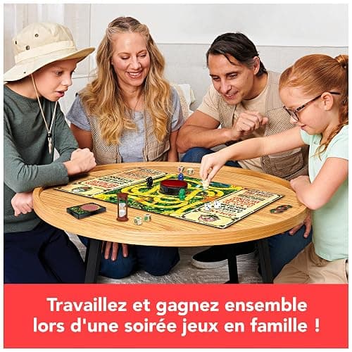 Jumanji - Jumanji Retro - Jeu de Société Famille - Jeu De Plateau avec Nombreux Défis - Ambiance du Film - Version Française - Jouet Enfant 8 Ans et + thumbnail 5