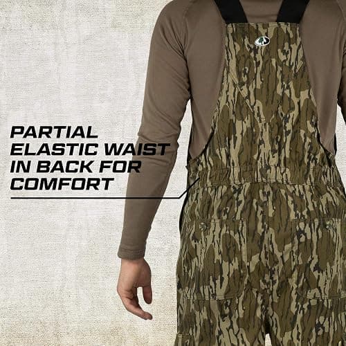 Mossy Oak Cotton Mill 2.0 Camo Hunting Bibs, Uninsulated Camo Overalls for Men thumbnail 5