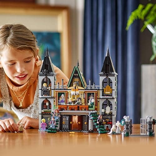 LEGO Harry Potter Malfoy Manor Set, Collectible Building Toy for Kids, Features 9 Character Minifigures Including Dobby, Creative Wizarding World Gift for 10 Plus Year Old Girls & Boys 76453 thumbnail 2