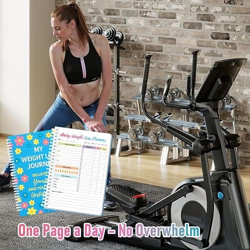 90-Day Weight Loss Planner – Spiral Bound Fitness & Wellness Journal with Daily & Weekly Trackers, Meal Planning, Habit & Workout Logs, 100 GSM No-Bleed Paper, Waterproof PVC Cover thumbnail 7