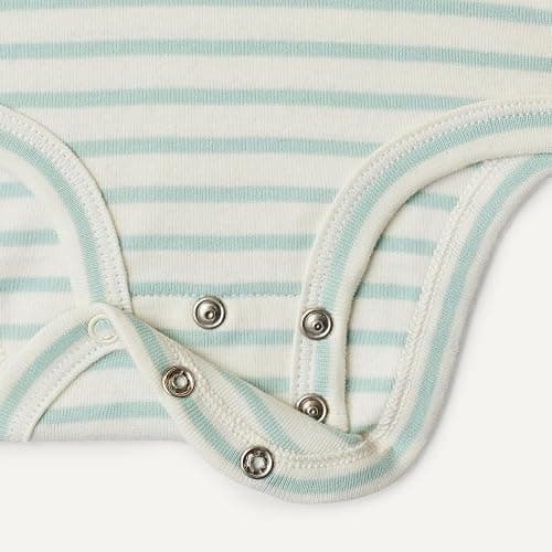 Amazon Essentials Unisex Babies' Long-Sleeve Cotton Bodysuits, Pack of 6 thumbnail 5