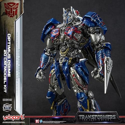 YOLOPARK Transformers: The Last Knight Optimus Prime with Upgraded Weaponry,Highly Articulated 7.87 Inch Transformers Action Figure for Ages 15 and Up,No Converting thumbnail 3