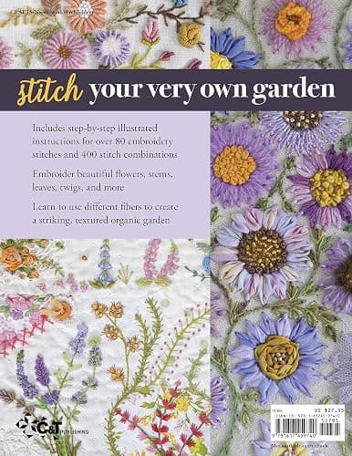 Foolproof Flower Embroidery: 80 Stitches & 400 Combinations in a Variety of Fibers; Add Texture, Color & Sparkle to Your Organic Garden thumbnail 2