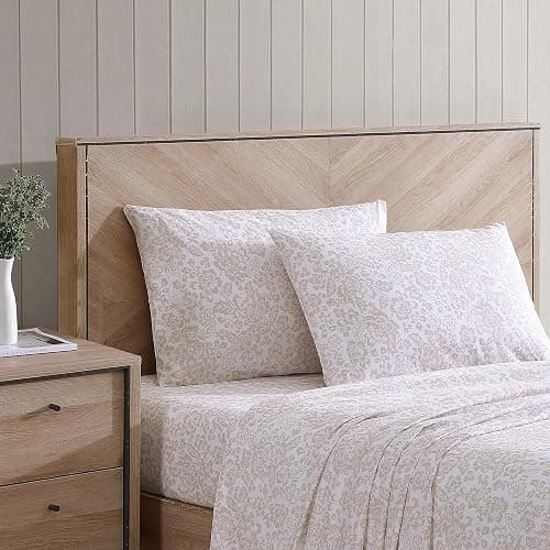 Stone Cottage - Queen Sheets, Cotton Percale Bedding Set, Crisp & Cool Ideal Bedding Set (Mae, Queen) thumbnail 2