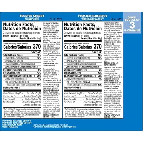 Pop-Tarts Toaster Pastries, Breakfast Foods, Kids Snacks, Value Pack, Fruit Lover's Variety Pack, 20.3oz Box (12 Pop-Tarts) thumbnail 3