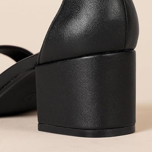 Amazon Essentials Women's Two Strap Heeled Sandal thumbnail 7